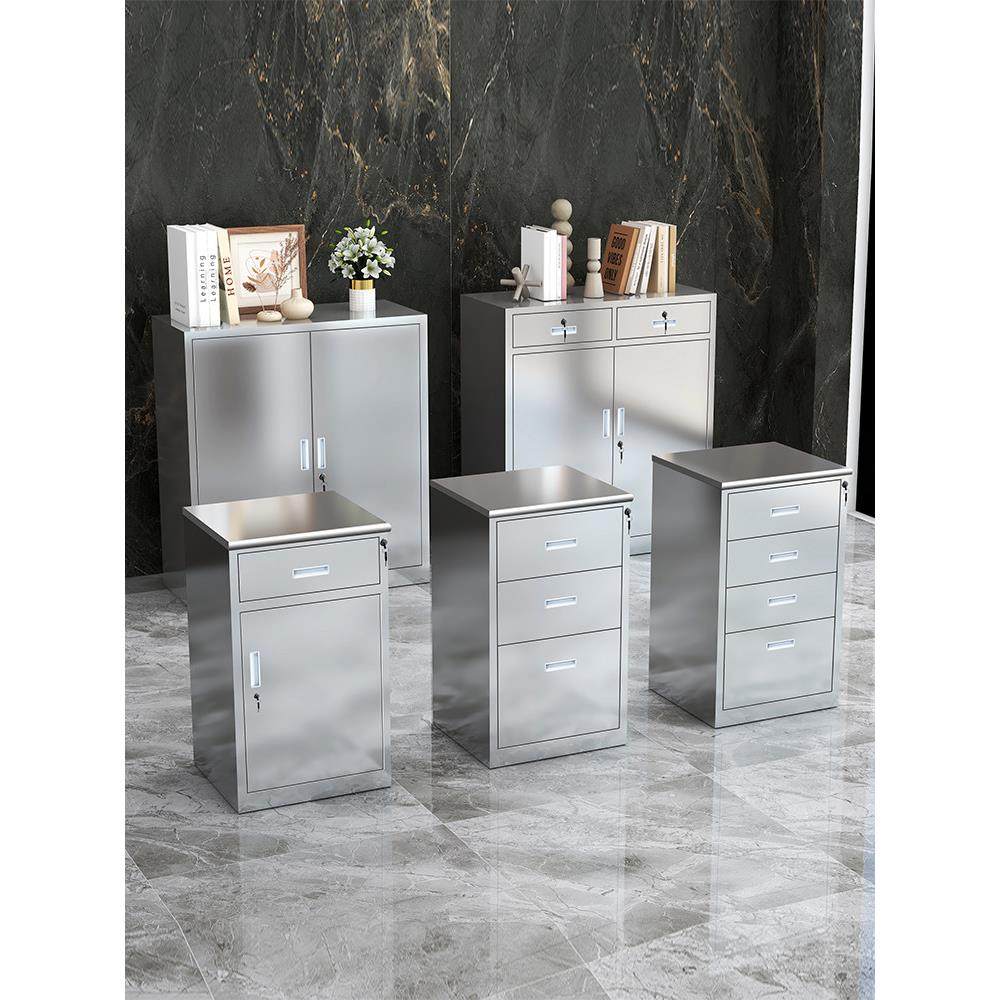 304不锈钢低柜带锁抽屉文件柜工具柜办公信息桌下小柜储物柜,商业/办公家具,文件柜,淘宝优惠券,粉丝福利购,淘宝优惠卷