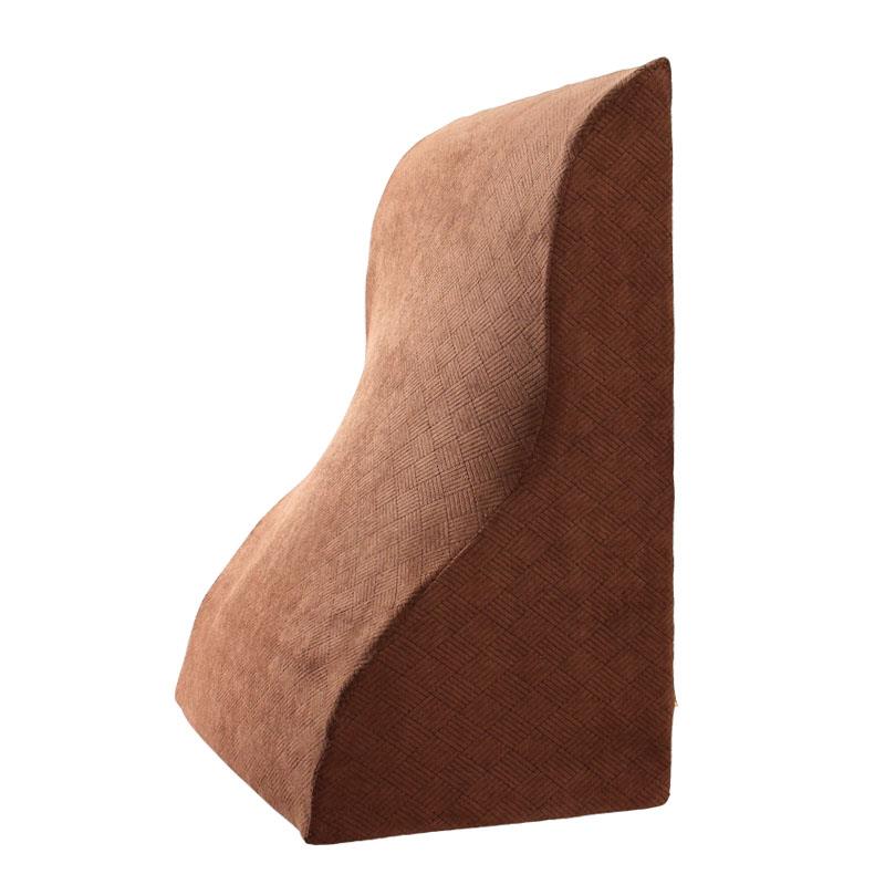 记忆棉三角床头靠垫抱枕慢回弹电视大靠背床上懒人靠背垫靠枕腰枕