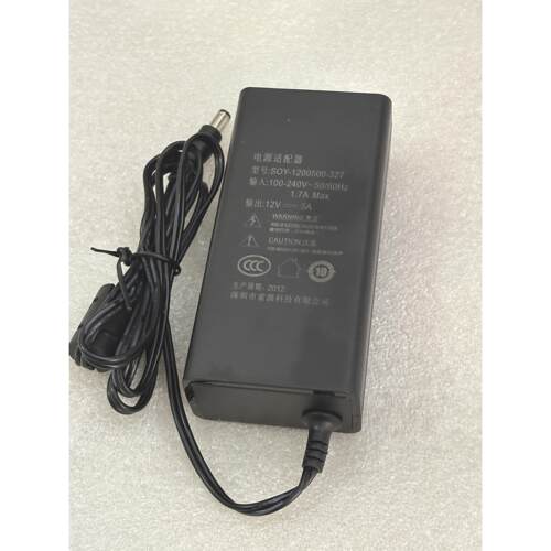 原装索源12V5A电源配接器SOY-1200500-327圆口5.5*2.5接口60W电源