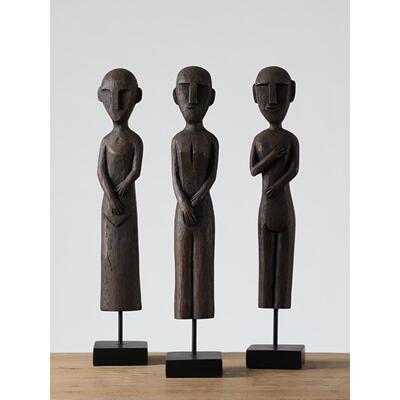 Wabi-Sabi风格人物饰品，非洲妆容饰品，彷木民宿自修室舞会软饰