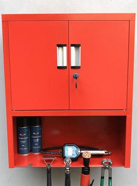 补胎材料收纳箱壁挂箱胶水胶片蘑菇钉轮胎修补用品工具铁箱柜子