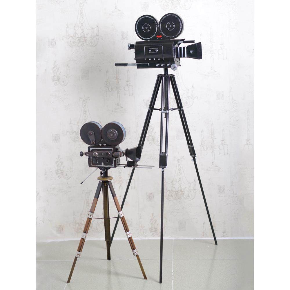 复古怀旧铁艺电影胶片放映机摄像机照相机模型摆件装饰品摄影道具