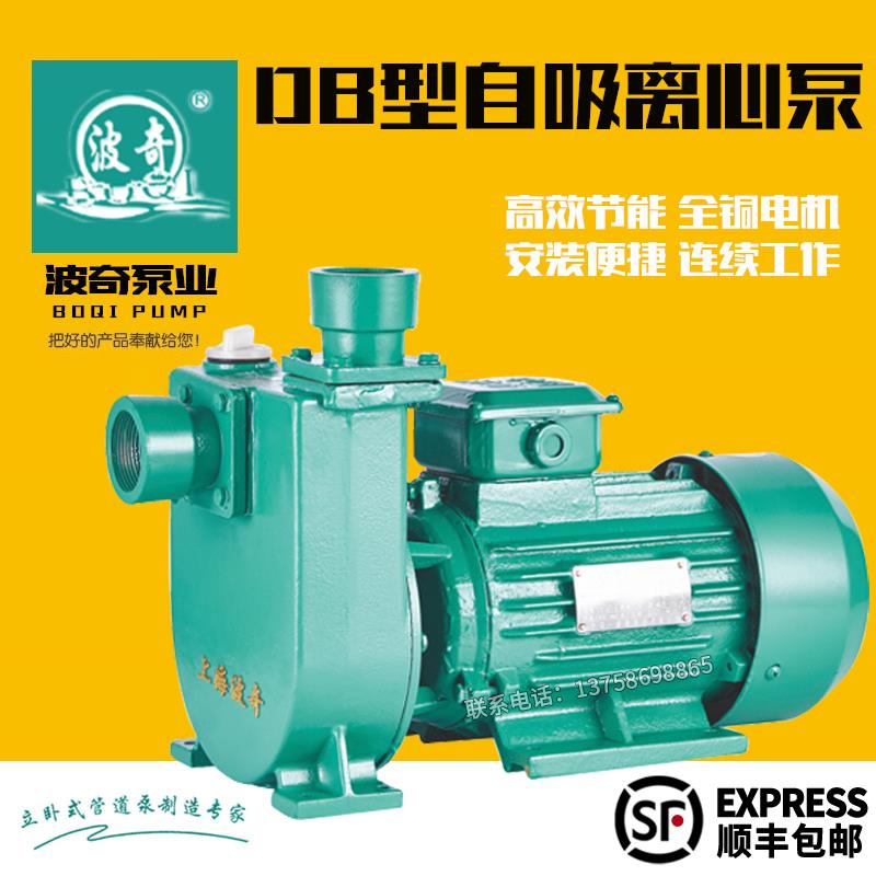 上海波奇DB型自吸离心泵 大流量自吸泵1/1.5/2寸抽水泵高扬程水泵