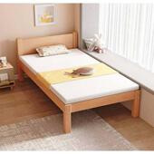 网红实木儿童床男孩单人公主床现代简约青少年1.2米床小户型房间