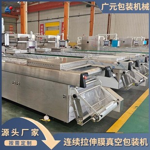 鲜苕皮粉条拉伸膜真空包装 连续真空机 机 核桃仁烤鱼片真空封口机
