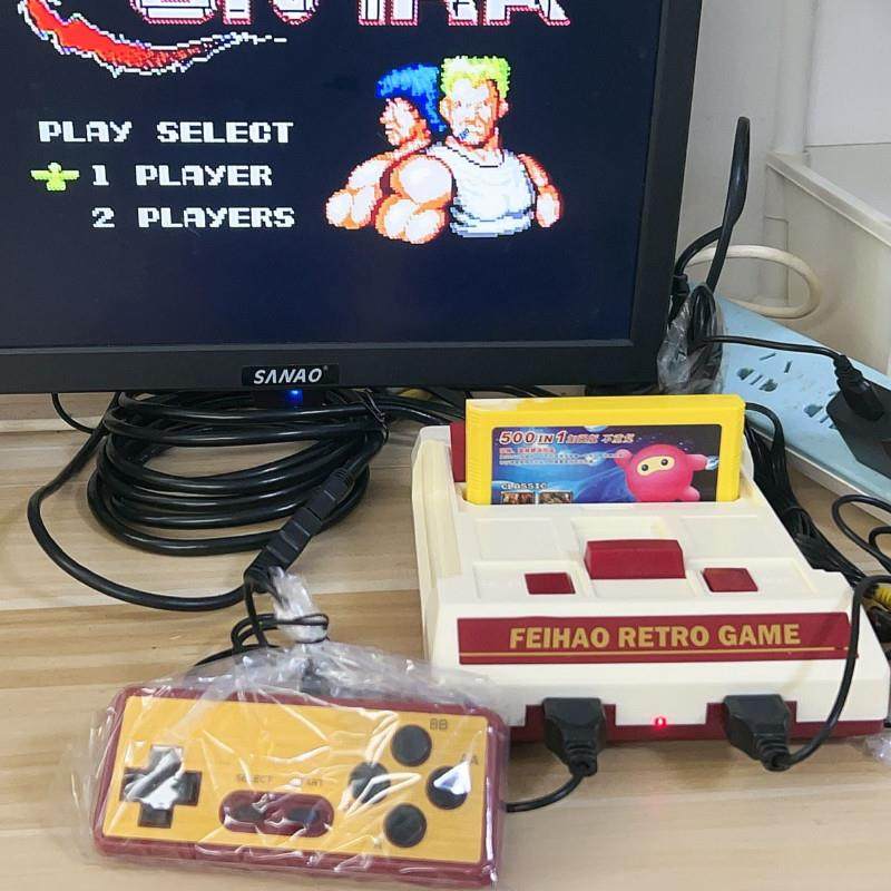 4K高清HDMI红白机家用电视游戏机小霸王双人怀旧款老式黄卡FC覆古