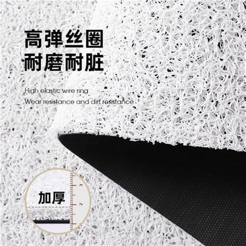 可爱卡通丝圈f地垫入户门垫家用门口防滑脚垫玄关除尘耐脏进门地