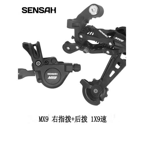 Sensah顺泰山地自行车MX9 XRX指拨后拨1X9/10/11/12速变速器套件