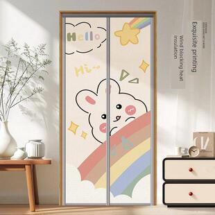 防蚊门帘2025新型磁性无穿孔夏季卧室空调门帘防空调阻隔隔热门帘