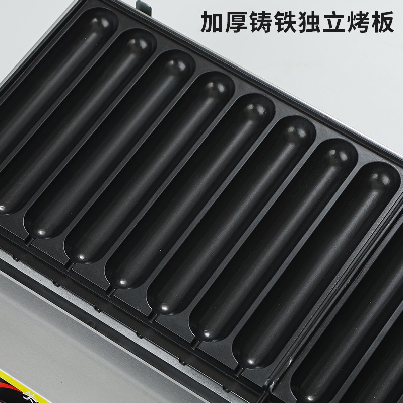 燃气烤肠机商用加厚香肠机新款网红脆皮烤肠炉摆摊专用淀粉肠机器