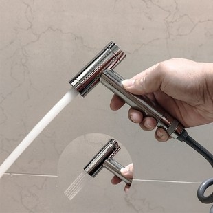 卫生间马桶伴侣冲洗喷枪免按增压龙头两档可调清洁浴室妇洗器喷头