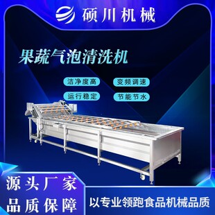 海带丝裙带菜气泡清洗机酱菜咸菜脱盐清洗机器樱桃草莓清洗设备