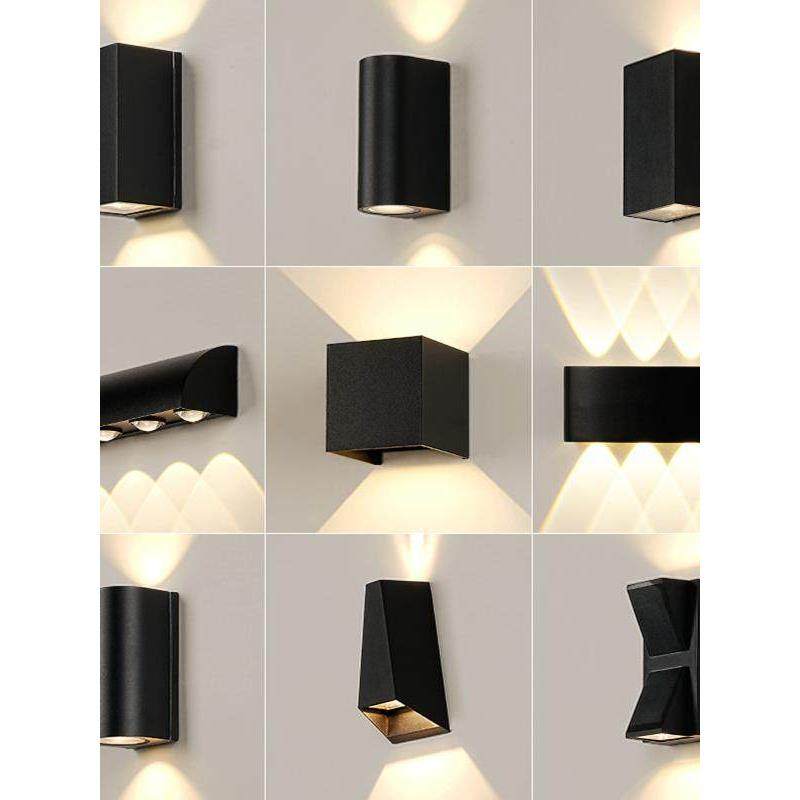 led户外壁灯防水洗墙射灯室外庭院阳台楼梯过道墙壁灯卧室床头灯,家装灯饰光源,户外壁灯,淘宝优惠券,粉丝福利购,淘宝优惠卷