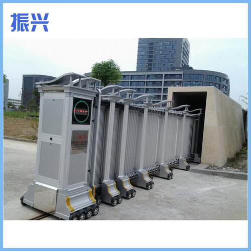 通达电分家子伸缩门LS60厂00561铝合金遥控动伸缩门