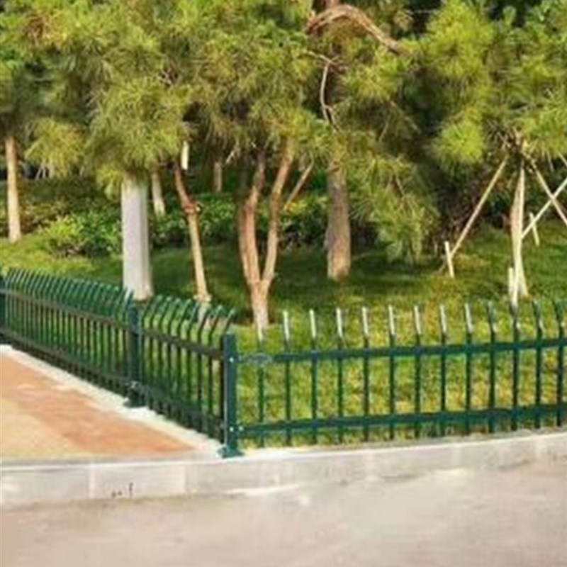 区绿化小庭院户外栏杆方管道路栅栏花铁艺护栏草坪围墙Z园围栏别