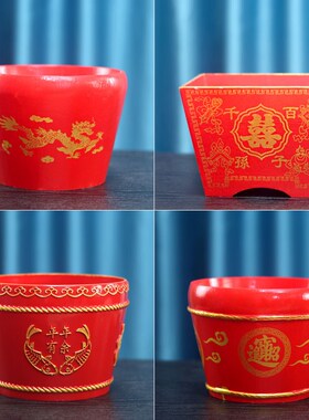 杉木实木仿古米斗摆件守住财用木升子工艺品装饰复古入宅结婚开业