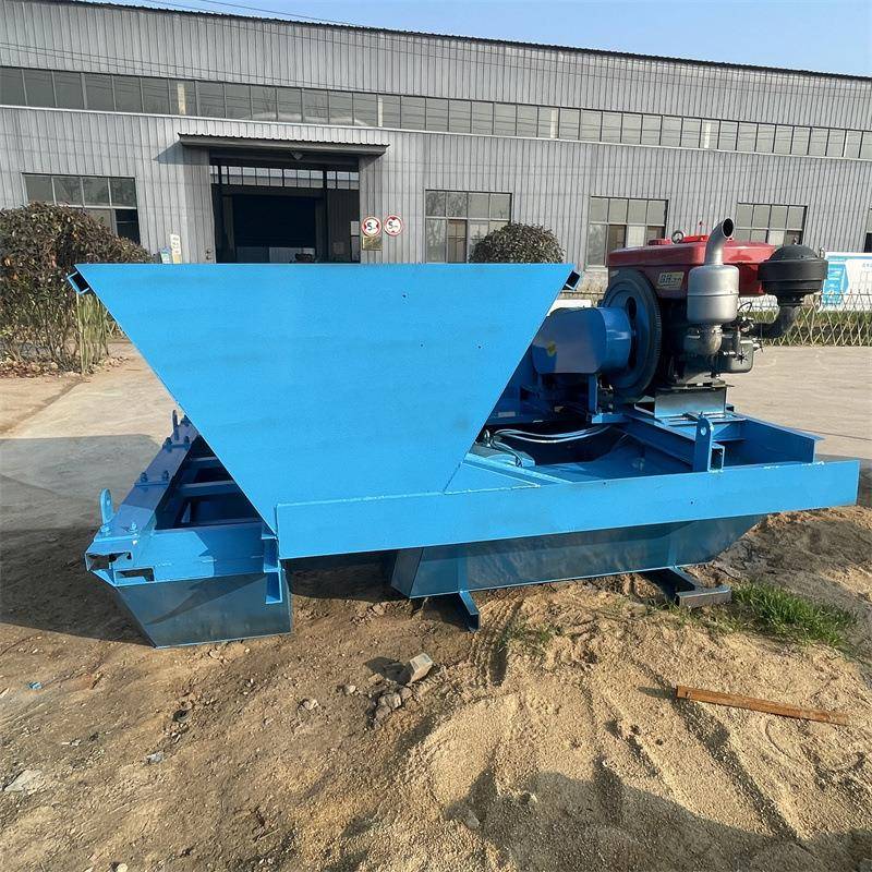 现浇式水渠成型机水沟成型机一体机排灌渠道水利设备衬砌机