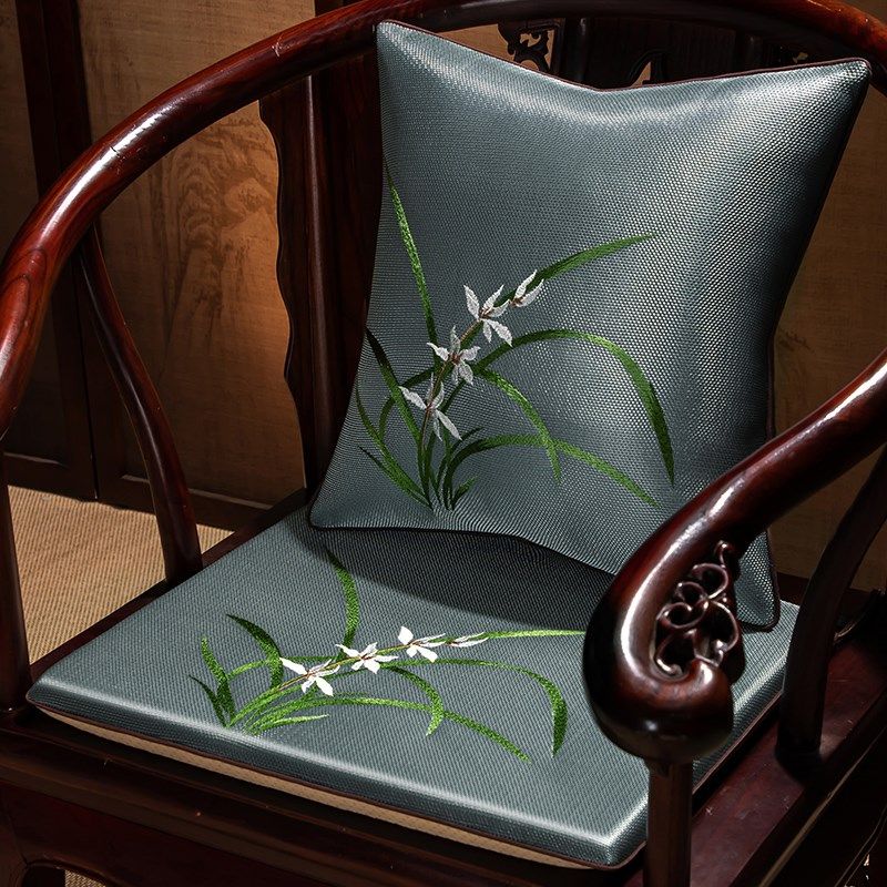 新中式夏季凉席坐垫冰丝透气红木沙发垫茶桌椅垫圈椅X太师椅凳子,居家布艺,椅垫,淘宝优惠券,粉丝福利购,淘宝优惠卷