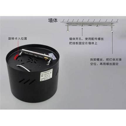 明装筒灯 led筒k灯工程客厅过道天花灯4寸5寸6寸8寸店铺筒灯免开