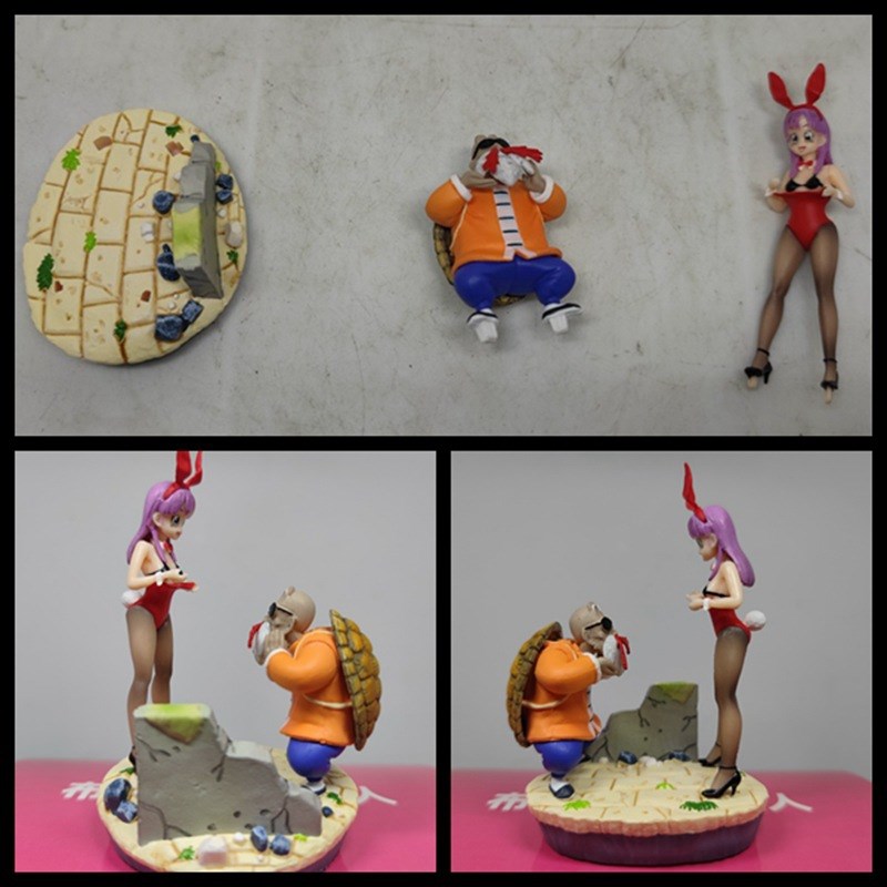 超级赛亚人 龟仙人 布尔玛 兔女C郎 武天老师 场景摆件 盒装手办