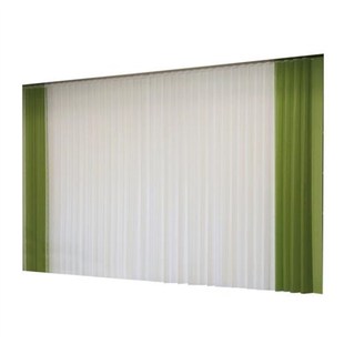 梦幻帘竖百叶纱帘梦幻垂直窗帘客厅落G地窗阳台梦幻帘手电动垂直