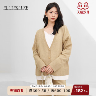 秋冬款 上衣毛衣针织外套秋冬装 2023新款 两件式 外穿 时尚 孕妇套装