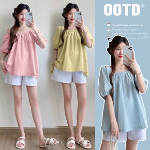 减龄遮肚孕妇娃娃衫 孕妇夏装 宽松显瘦上衣夏季 大码 小个子休闲薄款