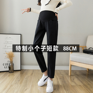 老爹裤 小个子孕妇裤 子九分牛仔裤 150矮个子哈伦裤 春秋外穿八分裤