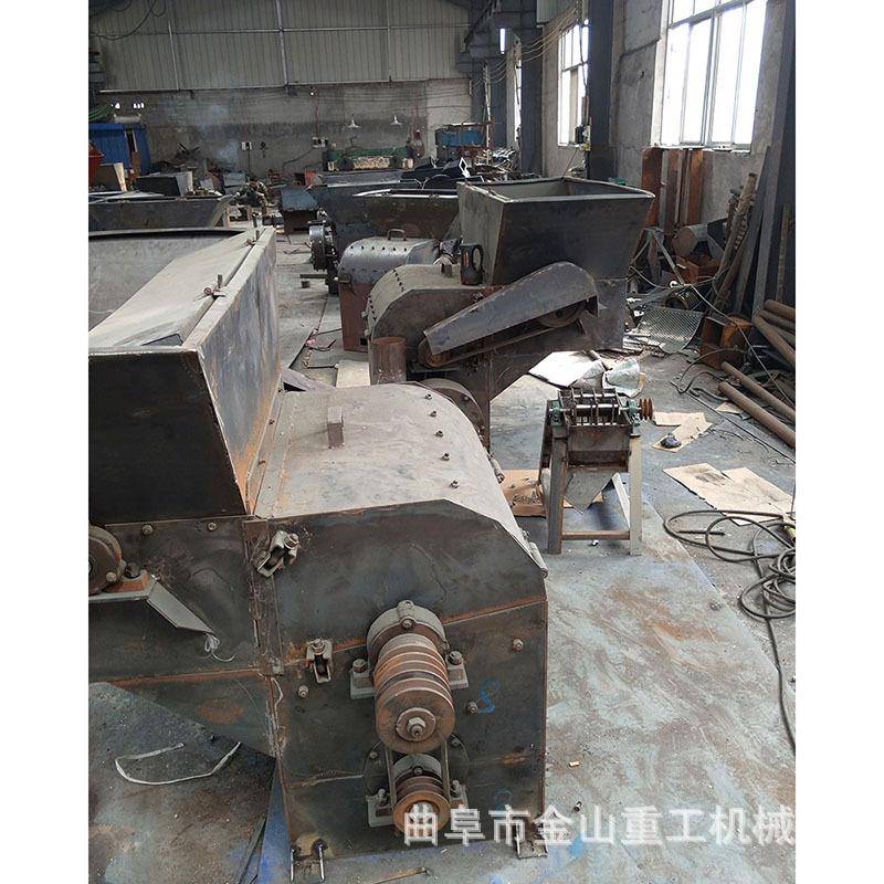 小型玉米秸秆粉机600型树叶粉碎机加厚型自动拨料粉碎机