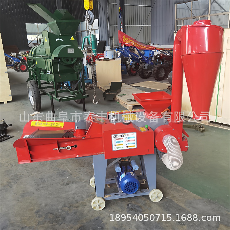 厂家直销铡草揉丝一体机家用养殖猪牛羊铡草机干湿两用秸秆揉丝机