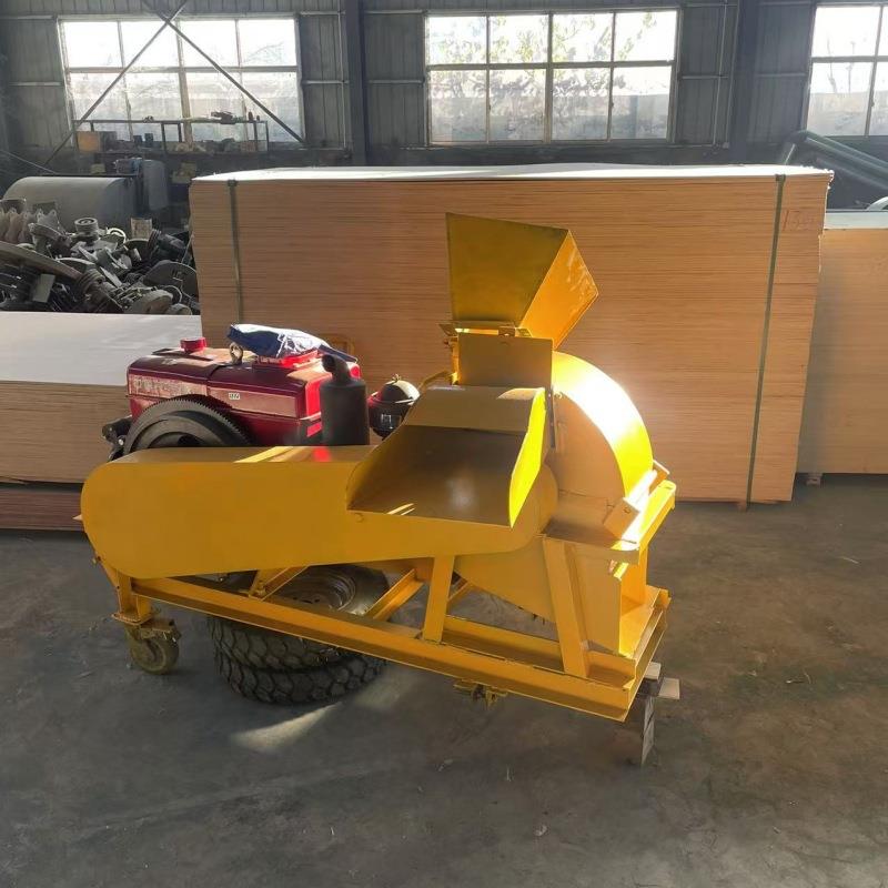 出口加纳木材粉碎机城建绿化树枝破碎机秸秆杂木边角料粉碎机