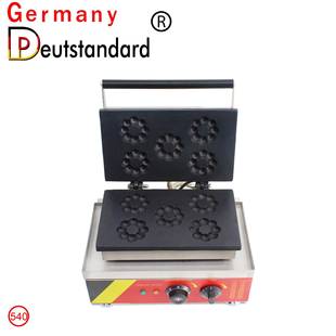 梅花甜甜圈机香酥机商用小吃设备家用donut多拿滋烤饼机np3