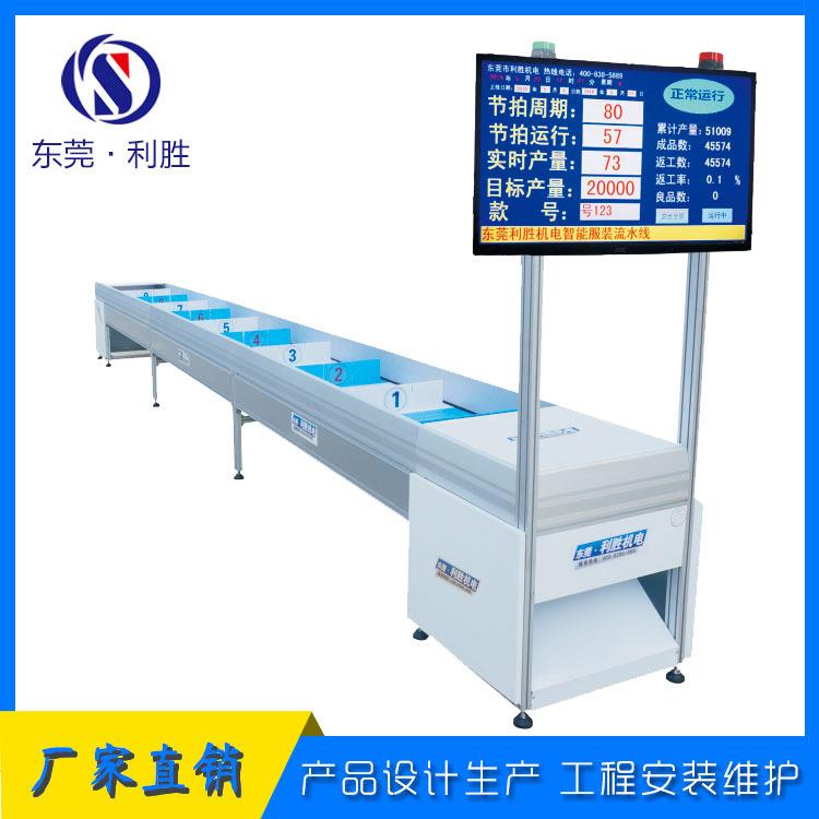 厂家直销供应铝合金智能服装流水槽JIT单件流水槽