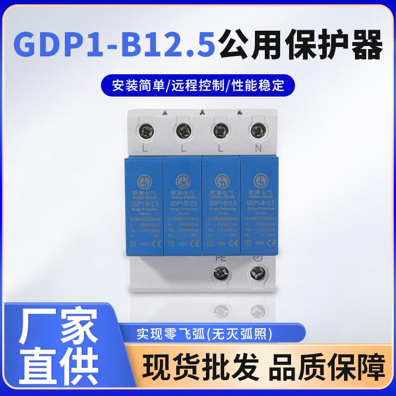 电涌浪涌保护器防雷避雷器家用公用保护器GDP1-B12.5