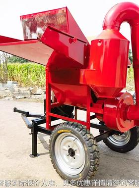 水稻小麦脱粒4型汽油0机版本打豆机机移动车轮用油菜蚕家XDK豆脱