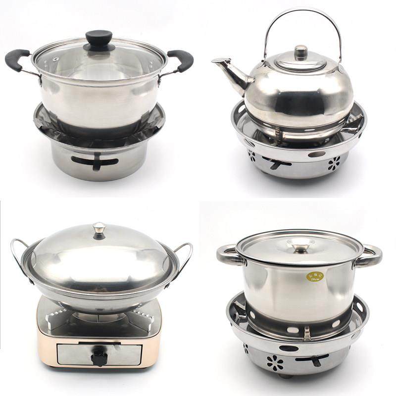 酒精炉煮茶器户外小火锅固体酒精炉防风便携 家用酒精锅干锅炉子