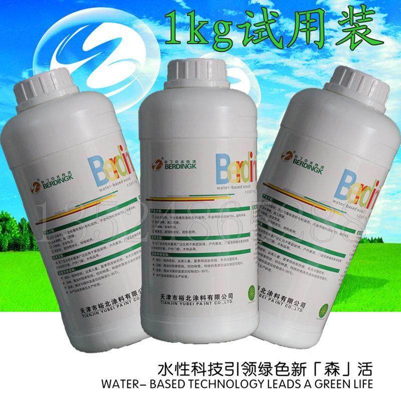 伯丁克水性木器漆胶固底漆封固木材松木家具漆门窗漆去除毛刺木筋