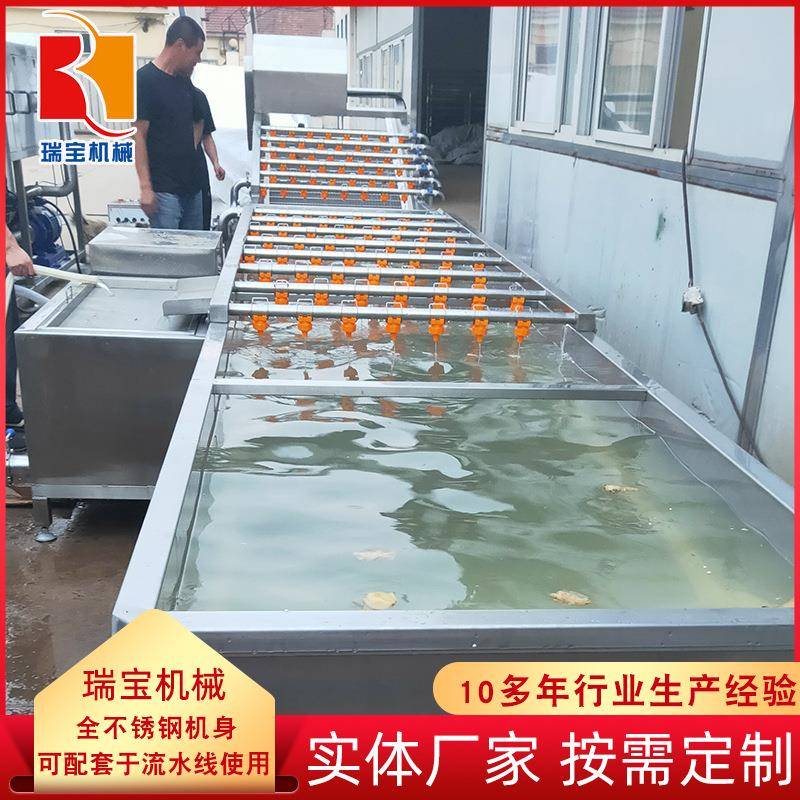 多功能叶类根茎类蔬菜鼓泡清洗机带喷淋嘴洗菜机大枣气泡清洗机
