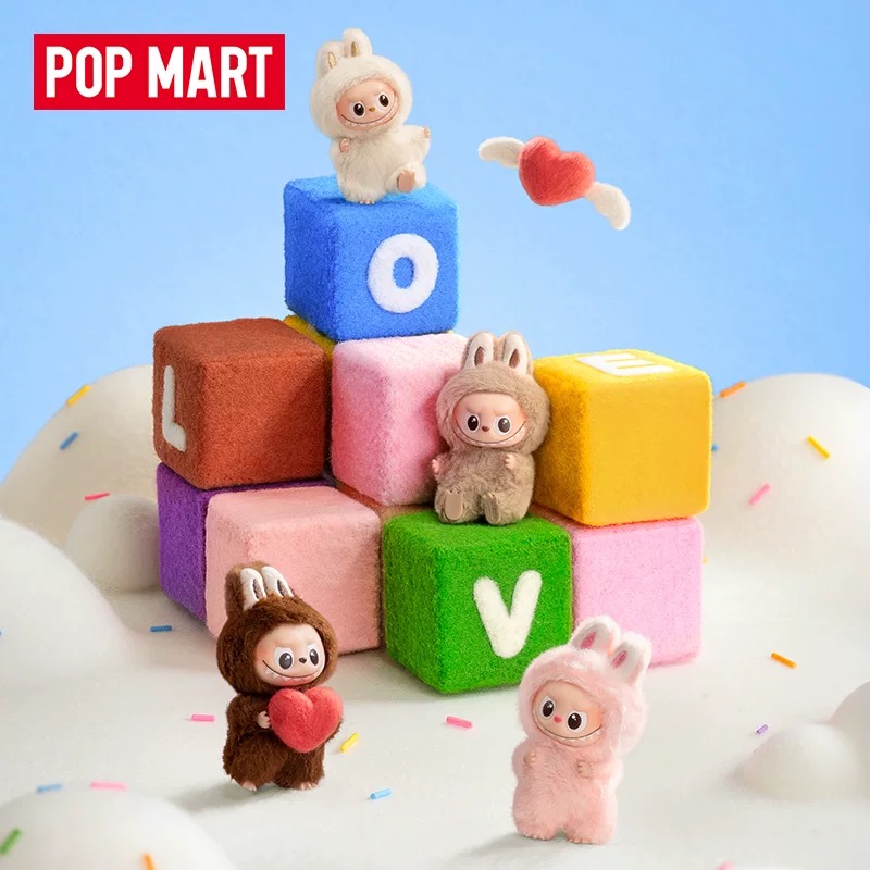 POPMART泡泡玛特LABUBU拉布布心底密码系列搪胶毛绒挂件盲盒四代