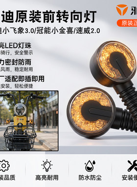 电动车前转向提示灯前左右信号灯
