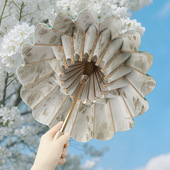 古风16骨雨伞大号折叠伞晴雨两用女遮阳伞防晒防紫外线彩胶太阳伞