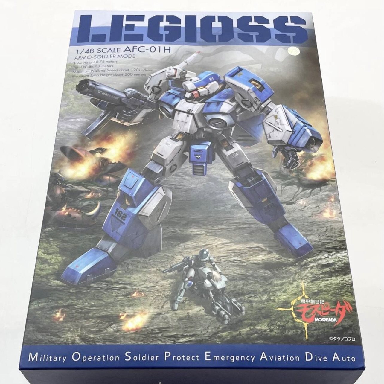 全新现货 千值练 RIOBOT 机甲创世纪 AFC-01H 火光号 蓝图片