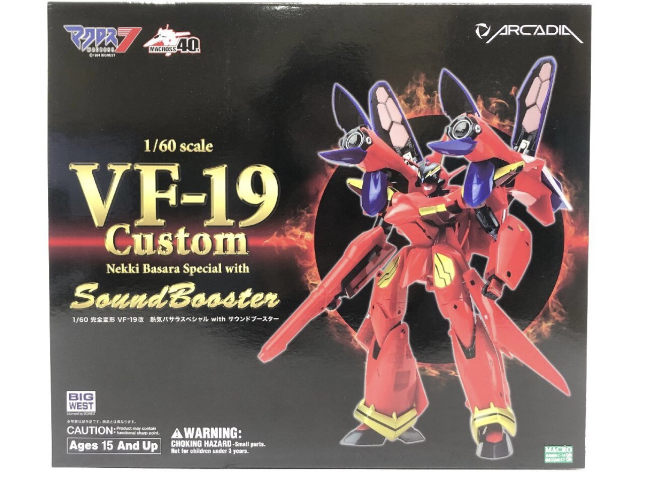 全新现货 Arcadia 超时空要塞 VF19改