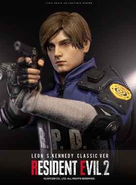 全新现货 DAMTOYS 1/6 生化危机2 里昂 经典