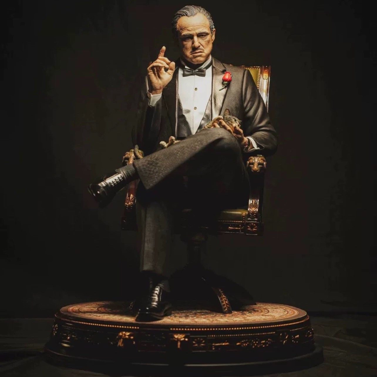 全新现货 DAMTOYS 1/3 教父 维托科莱昂 1972