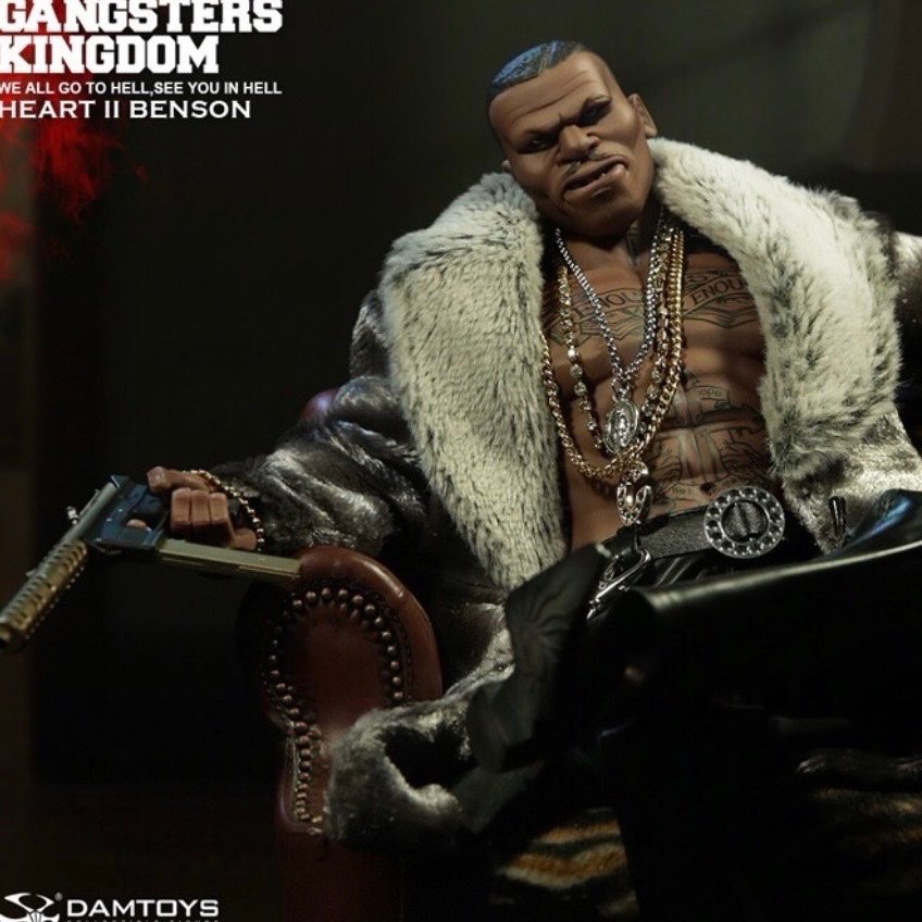 全新现货 DAMTOYS 1/6 黑帮王国 红桃2 泰森