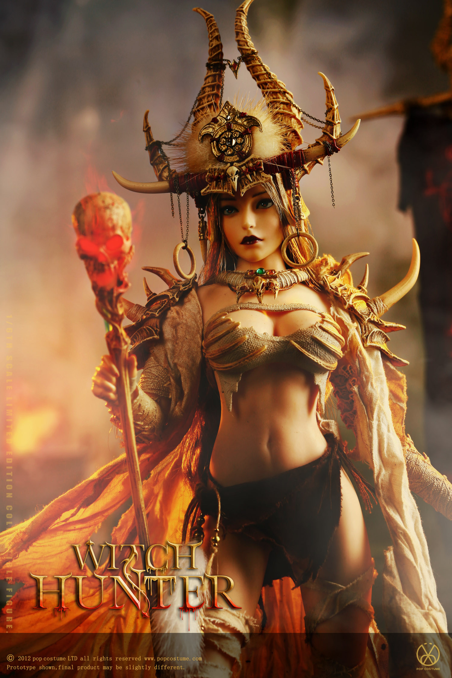 全新现货 POP COSTUME 1/6 女巫猎魔人 白