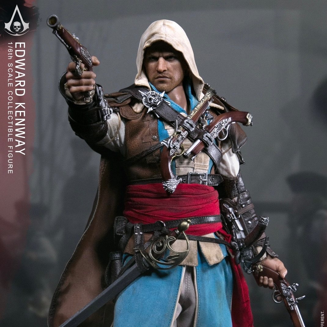 全新现货 DAMTOYS 1/6 刺客信条 黑旗 爱德华 肯维