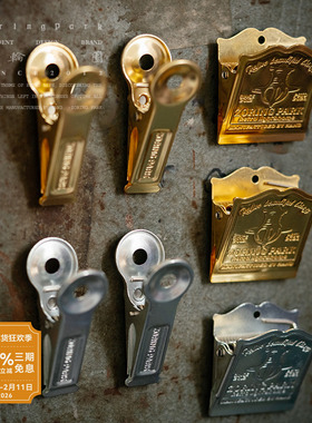 年轮公园-冶致 ZoringPark Hearth 冰箱办公区收纳展示磁吸金属夹