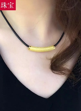 3D硬金黄金六字真言手串转运珠999足金心经路路通手链男女款送礼